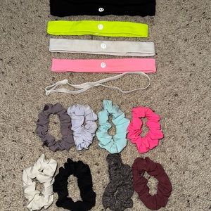 Lululemon headband and scrunchie bundle